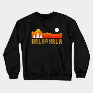 Haleakala  national park retro vintage Crewneck Sweatshirt